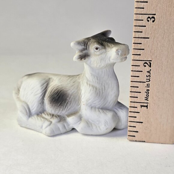 Vintage Nativity Animal Figures Porcelain Sheep Cow Christmas Decor Holiday - Picture 14 of 14